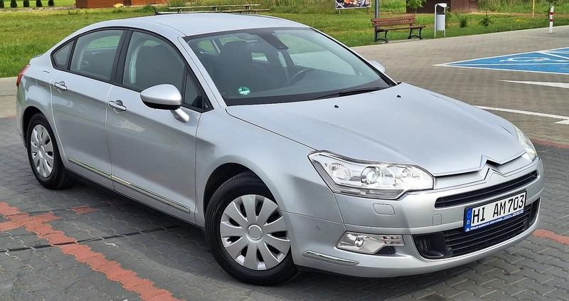 Citroen C5 cena 22900 przebieg: 154000, rok produkcji 2008 z Słomniki małe 704